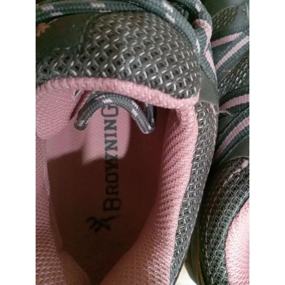 Browning Pavement/Living Coral Glenwood Trail Hiking Hunting Shoes Womens Sz 7